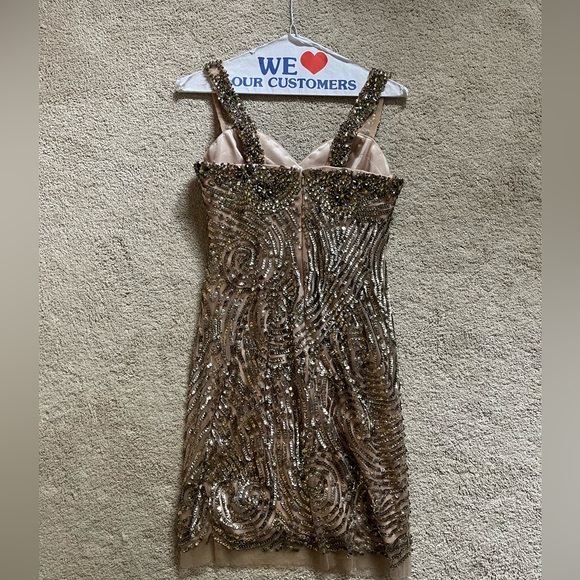 Sherri Hill sequin dress size 4 worn once - Picture 4 of 6